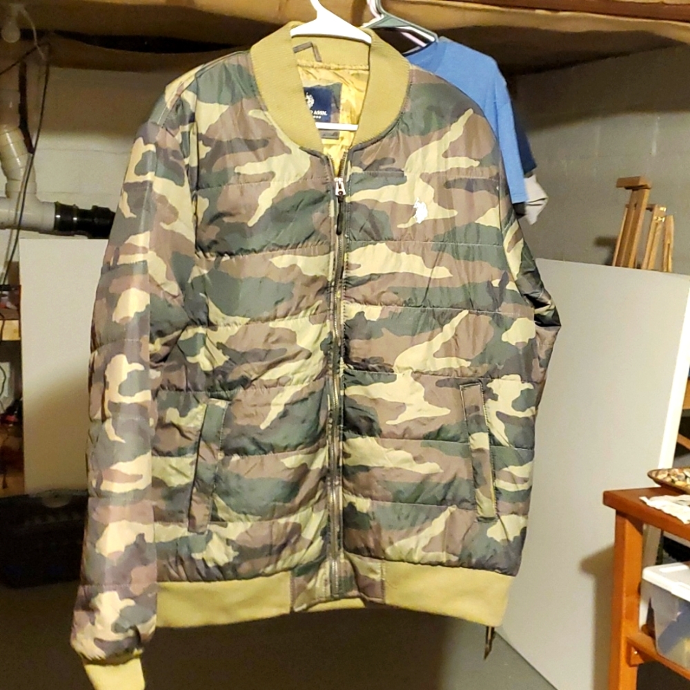 U.S. Polo Assn. Large Men's jacket camouflage